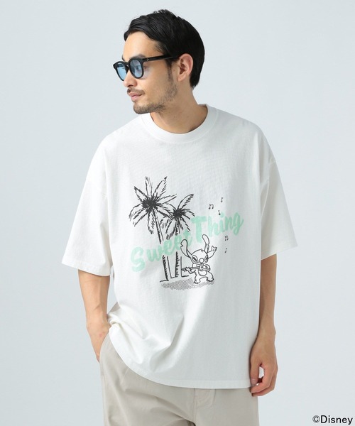 Disney tシャツ Disney/スティッチデザインTシャツ メンズ