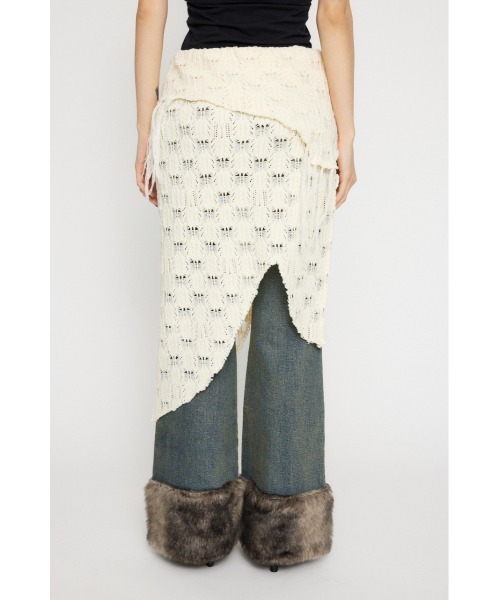 LAGUA GEM（ラグアジェム） スカート RANDOM HEM KNIT スカート