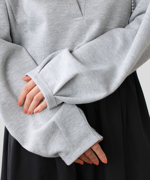 「GeeRA」 長袖カットソー MEDIUM ブラック レディース