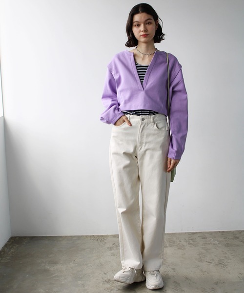 「GeeRA」 長袖カットソー MEDIUM ブラック レディース