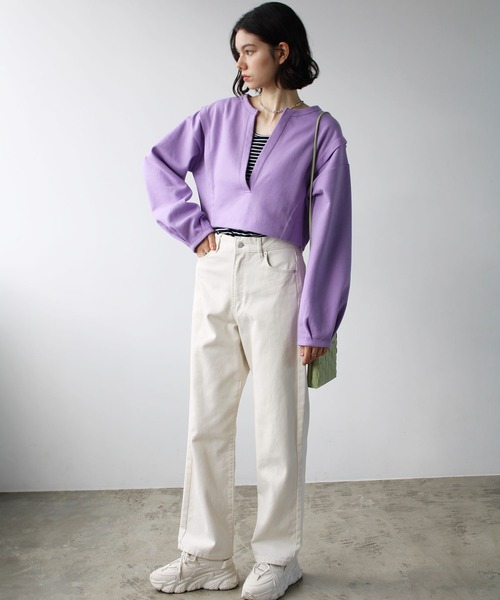 「GeeRA」 長袖カットソー MEDIUM ブラック レディース