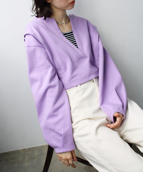 「GeeRA」 長袖カットソー MEDIUM ブラック レディース