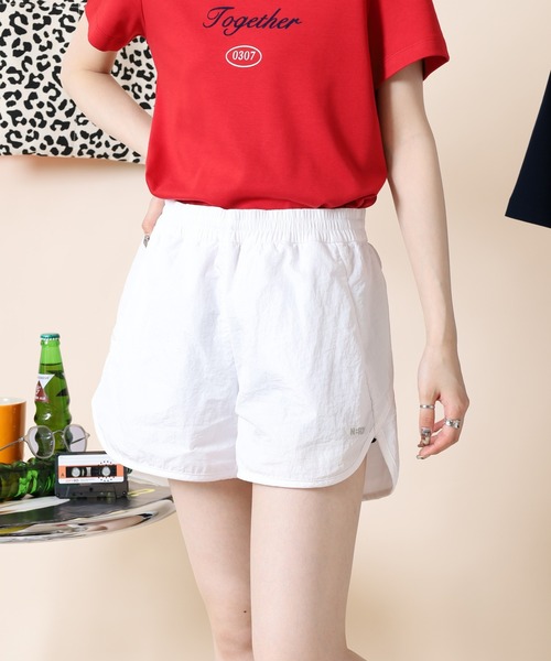 NERDY パンツ ウーブンドルフィンショーツ レディース : ZOZOTOWN