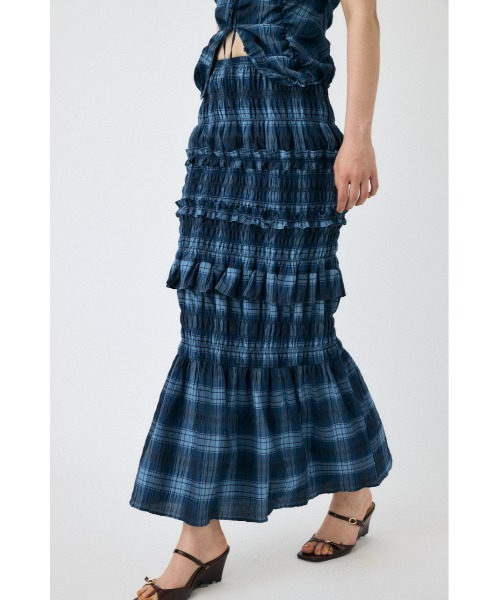 moussy スカート MOUSSY スカート 「セットアップ対応」SHIRRING LONG : ZOZOTOWN
