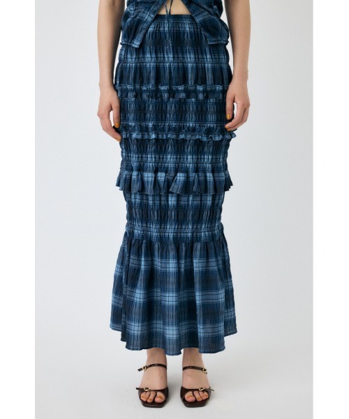 moussy スカート MOUSSY スカート 「セットアップ対応」SHIRRING LONG : ZOZOTOWN