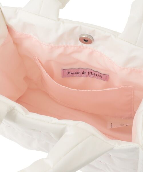 Maison de FLEUR（メゾンドフルール） トートバッグ リボン刺繍
