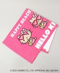 日焼けハローキティ フェイスタオル PKの詳細画像1