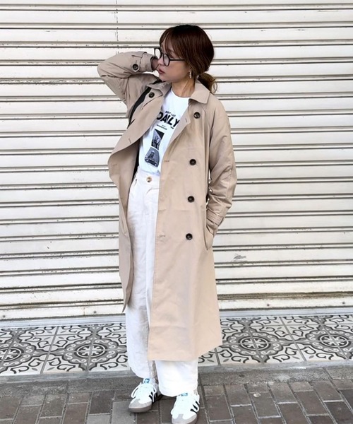「Riberry」 「GILDAN」長袖カットソー LARGE ホワイト レディース