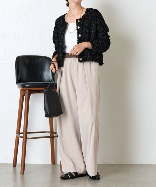 Jena espace merveilleux ジャケット ノーカラージャケット