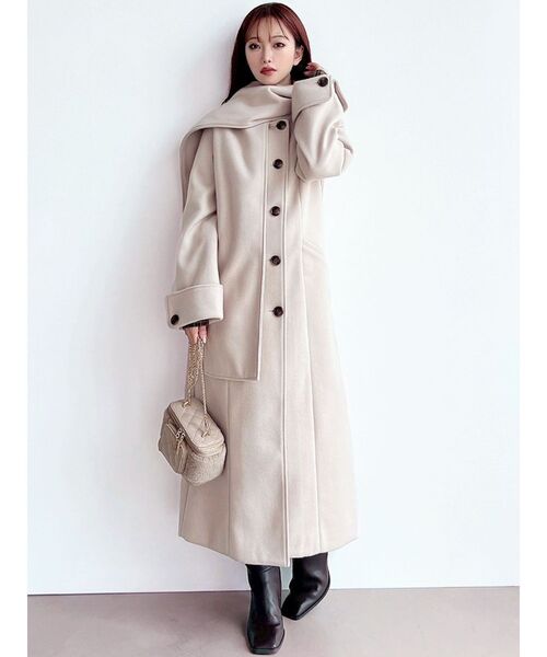 RESEXXY（リゼクシー） コート アウター ウィンタースカーフコート