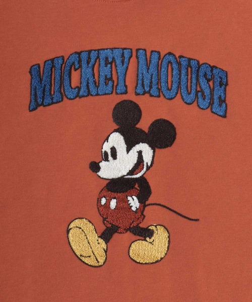 Disney ミッキーマウス 星条旗 スウェット トレーナー キャラ刺繍 XL Disney（ディズニー） トレーナー スウェット キャラクター刺繍