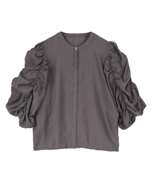 「ur's」 7分袖シャツ M ホワイト レディース_画像9