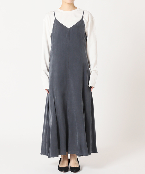 SLOBE IENA（スローブイエナ） キャミソールワンピース FREE ネイビー