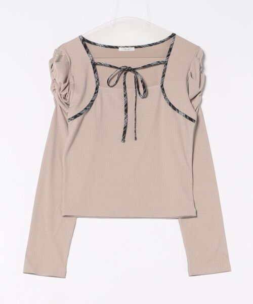 apres jour（アプレジュール） ニット セーター フロントリボン