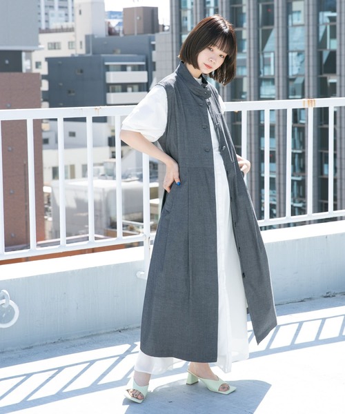 KBF（ケービーエフ） ノースリーブワンピース ONE グレー系その他