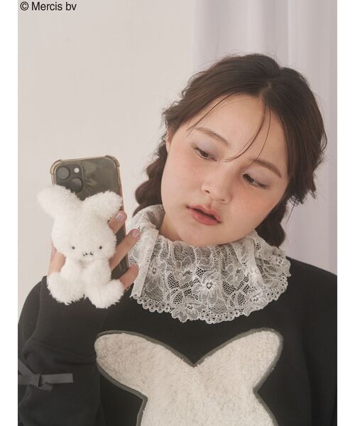 merry jenny（メリージェニー） もこもこナインチェスマホグリップ