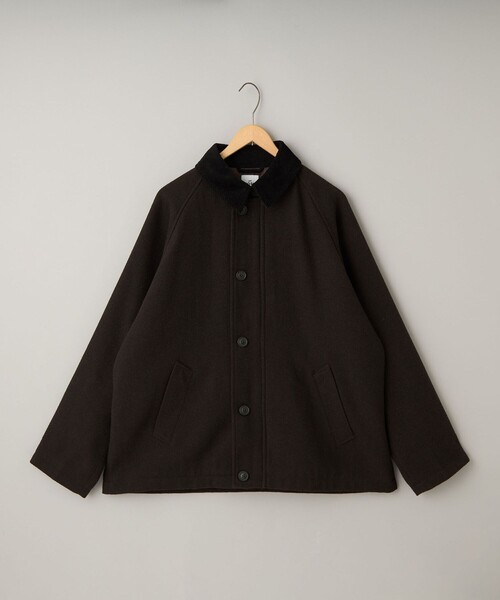 coen（コーエン） ステンカラーコート コート ウールブレンドツイル