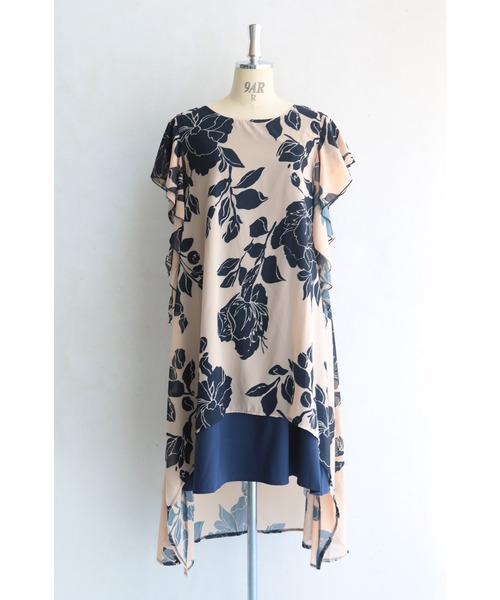 「CAWAII」 ノースリーブワンピース L2 ベージュ レディース_画像4