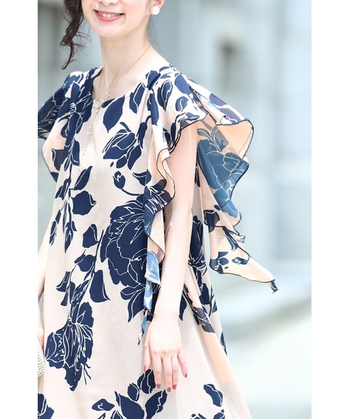 「CAWAII」 ノースリーブワンピース L2 ベージュ レディース_画像5