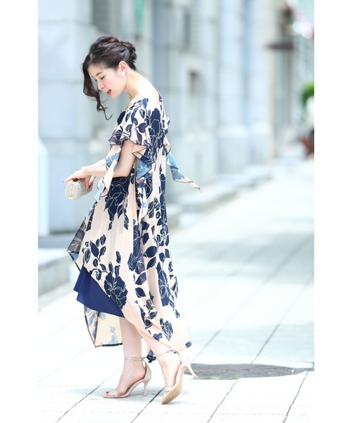 「CAWAII」 ノースリーブワンピース L2 ベージュ レディース_画像6