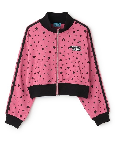 itzavibe CATGIRLEYE TRACK JACKET 星柄ジャージ itzavibe CATGIRLEYE TRACK JACKET 星柄ジャージ 【公式通販】