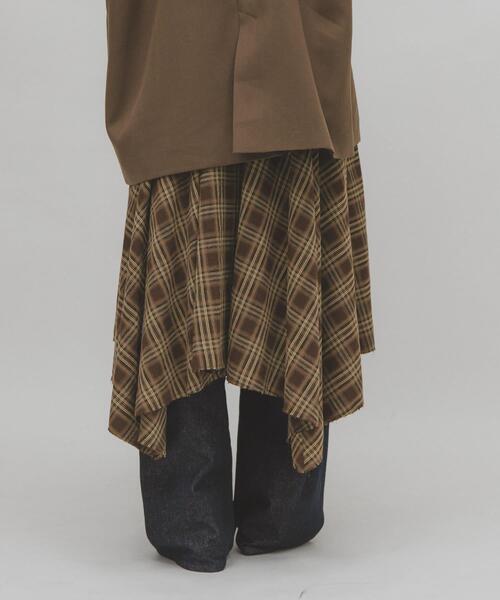 KBF（ケービーエフ） スカート ノットデザインチェックスカート