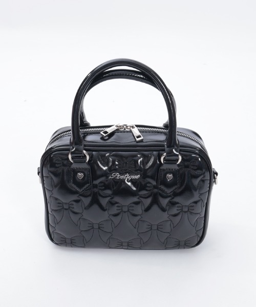 axes femme POETIQUE ボストンバッグ キルティングチェーンバッグ