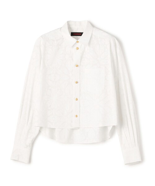 CABAN ホワイト 長袖シャツ CABaN（キャバン） 長袖シャツ FREE ホワイト レディース : ZOZOTOWN