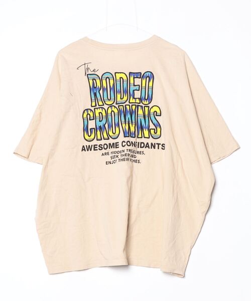 「Rodeo Crowns」 半袖カットソー FREE ベージュ レディース_画像2