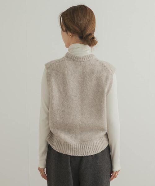 タイユアタイ　カシミアニットベスト　ジレ 未使用 URBAN RESEARCH DOORS ベスト ジレ ウールカシミヤニットベスト