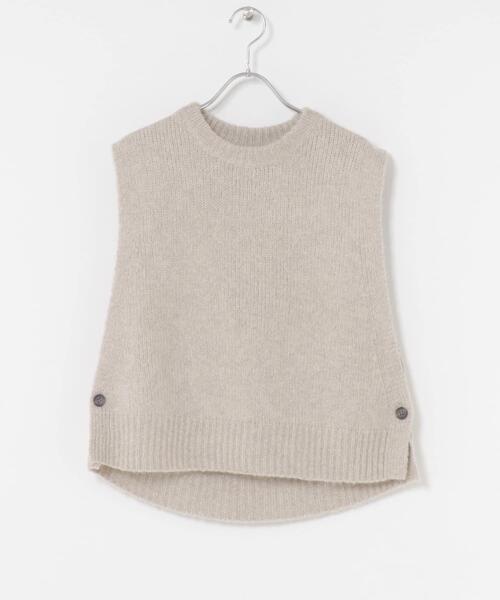 URBAN RESEARCH ウール100 ニットベスト URBAN RESEARCH DOORS（アーバンリサーチドアーズ） ベスト ジレ