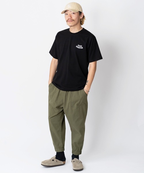 「gym master」 半袖Tシャツ LARGE ホワイト メンズ_画像2