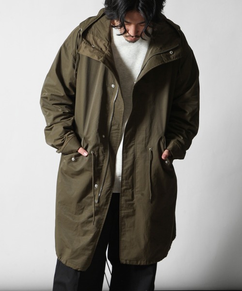 「ZIP FIVE」 モッズコート MEDIUM ブラック メンズ_画像9