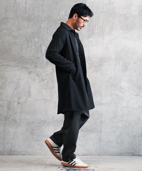 JIGGYS SHOP ステンカラーコート コート TPU ストレッチ メンズ