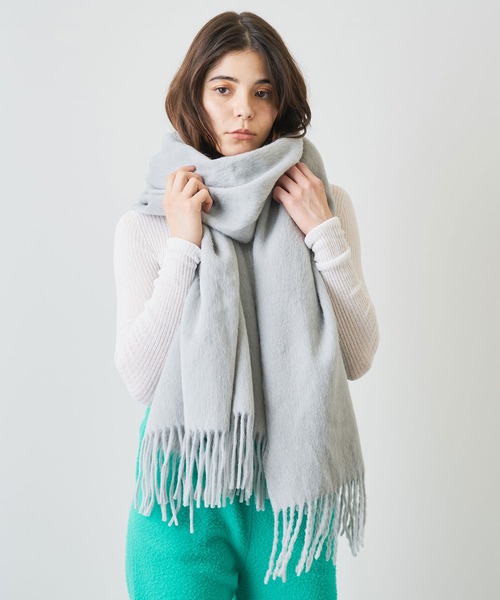 ASAUCE MELER（アソースメレ） ストール FREE ライトグレー レディース