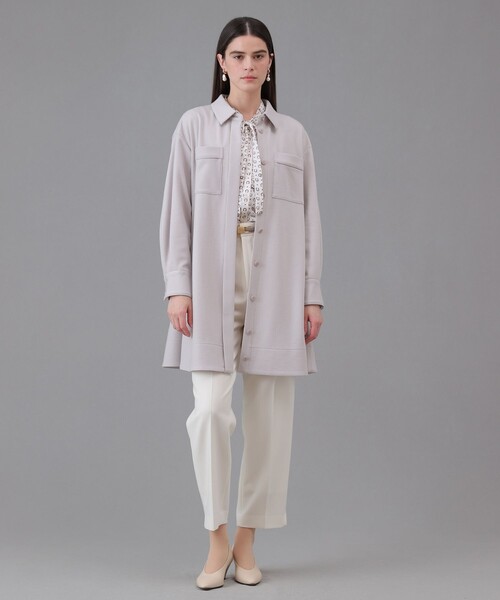 ANAYI（アナイ） ブラウス シャツ ホースシュープリントプリーツタイ