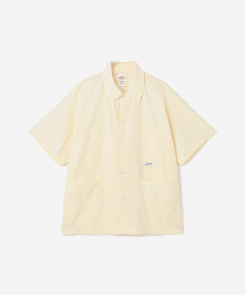 「DANTON」 半袖シャツ 40 ネイビー メンズの画像