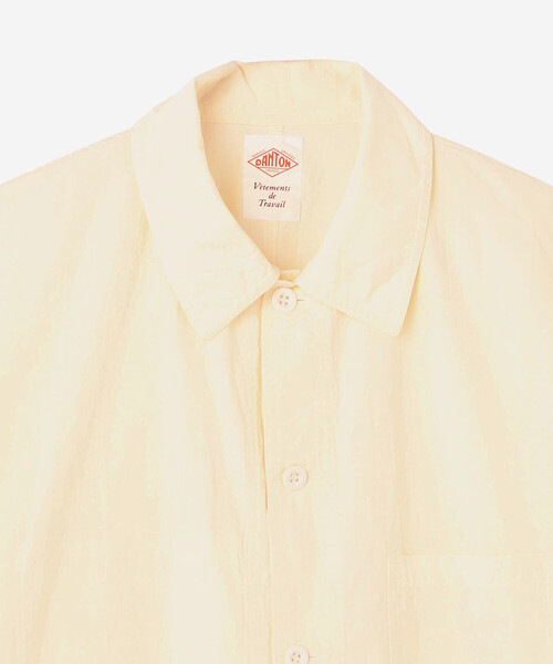 「DANTON」 半袖シャツ 40 ネイビー メンズの画像