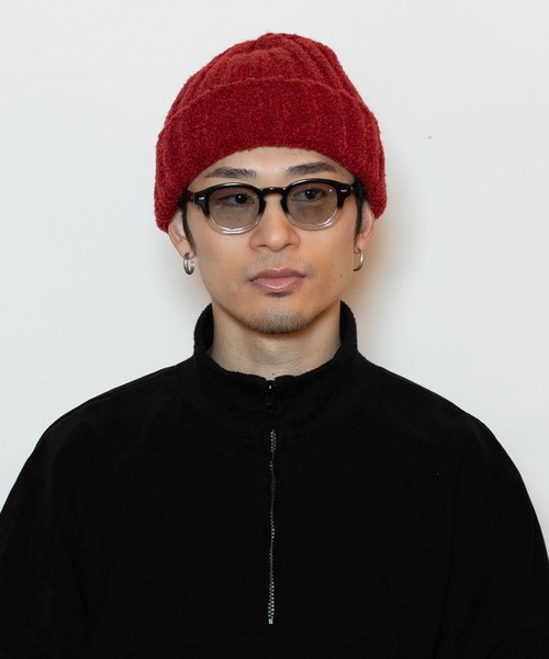 CA4LA（カシラ） ニット帽 ニットキャップ LOOP YARN RIB WATCH メンズ