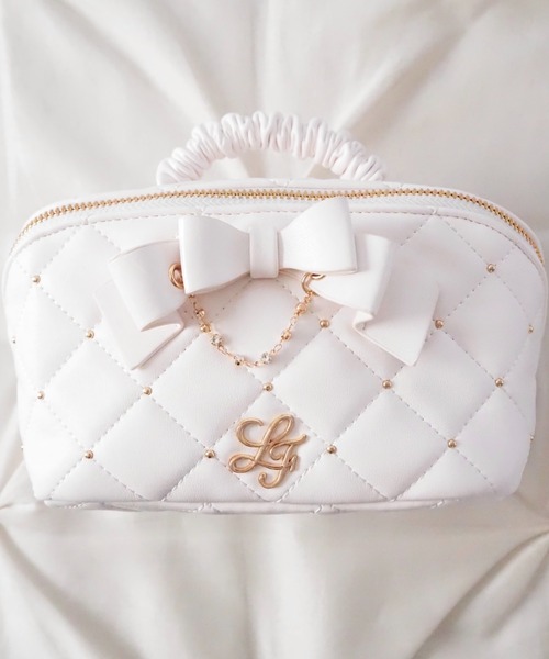 LAFARY（ラファリー） ポーチ キルティングメイクポーチ レディース