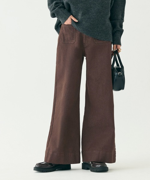 coca（コカ） パンツ カラーワイドパンツ レディース : ZOZOTOWN Yahoo