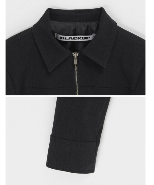 「BLACKUP」 ブルゾン MEDIUM ブラック レディース_画像3