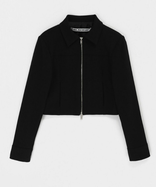 「BLACKUP」 ブルゾン MEDIUM ブラック レディース_画像6