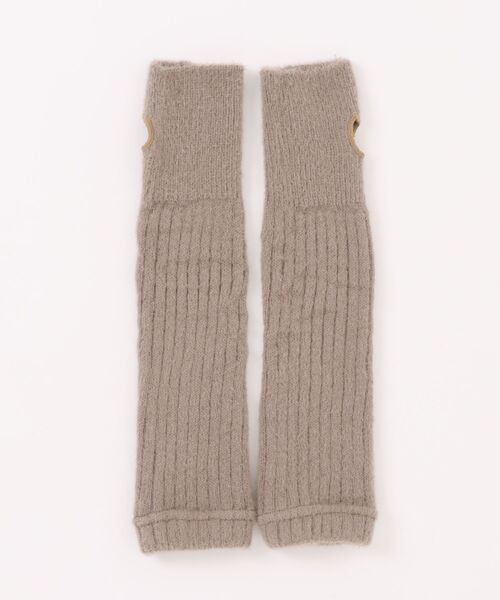 VIBGYOR Women アームカバー 「float」モコモコニット デザイン アーム