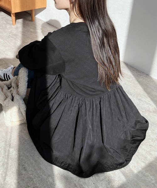 「reca」 長袖カットソー FREE オフホワイト レディース_画像4