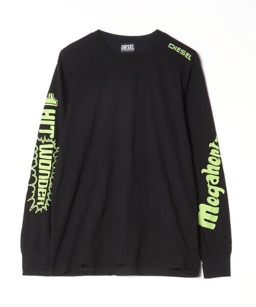DIESEL（ディーゼル） 長袖Tシャツ MEDIUM ブラック メンズ : ZOZOTOWN