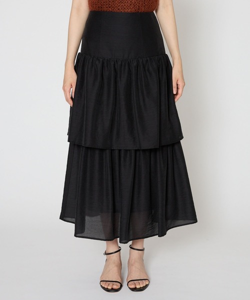 「BABYLONE」 フリルスカート フリー ブラック レディース_画像7