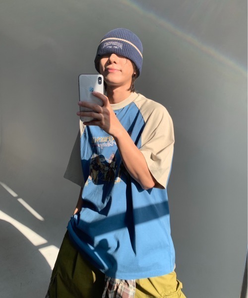 「MASONPRINCE」 半袖Tシャツ S ダークグレー メンズ_画像8