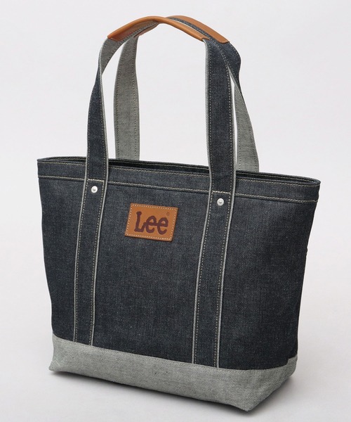 Lee（リー） トートバッグ 日本製 倉敷デニム×姫路レザー トートバッグ