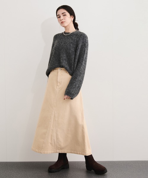 「LE CERCLE par rope'」 長袖ニット FREE ライトグレー レディース_画像2